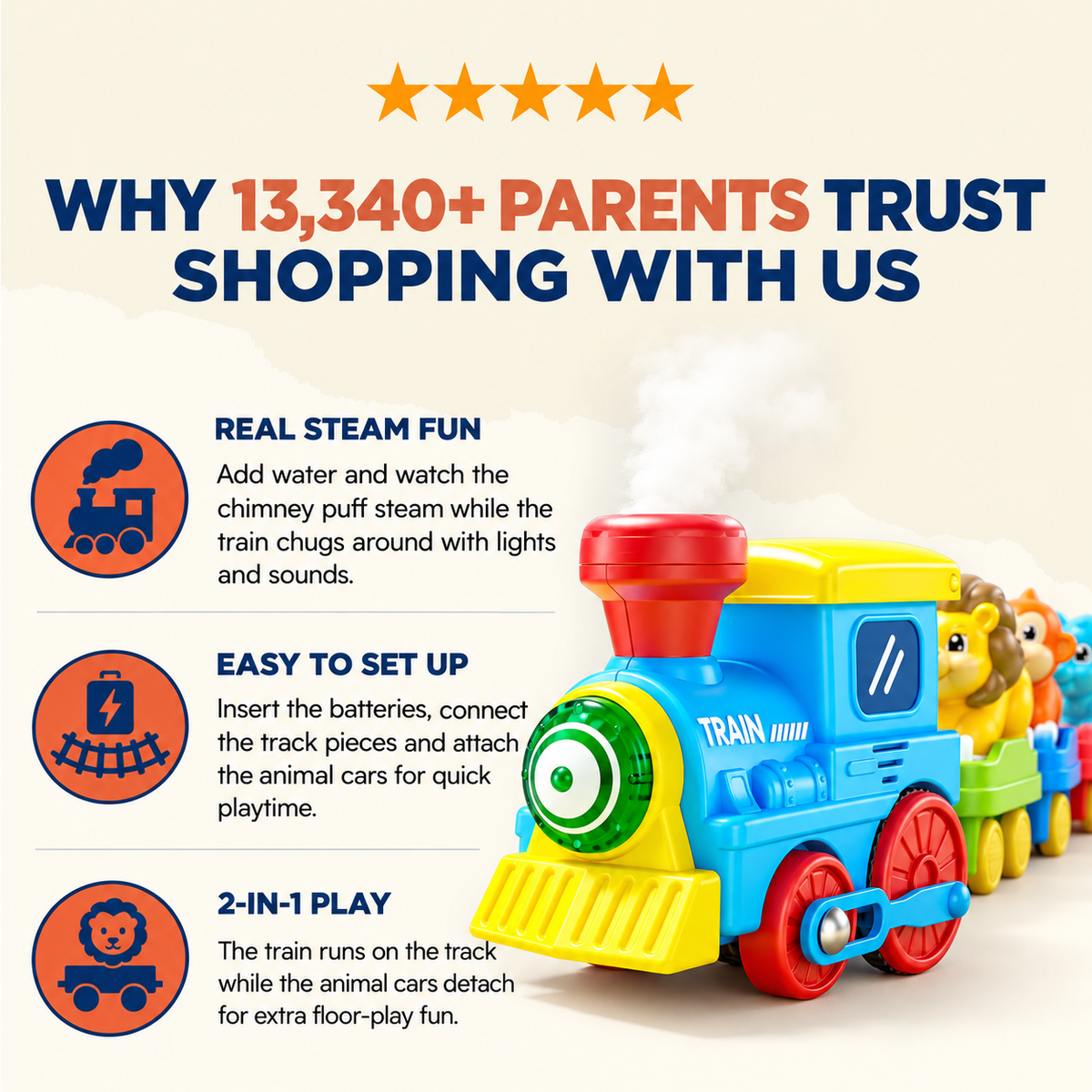 Steam Toy Train