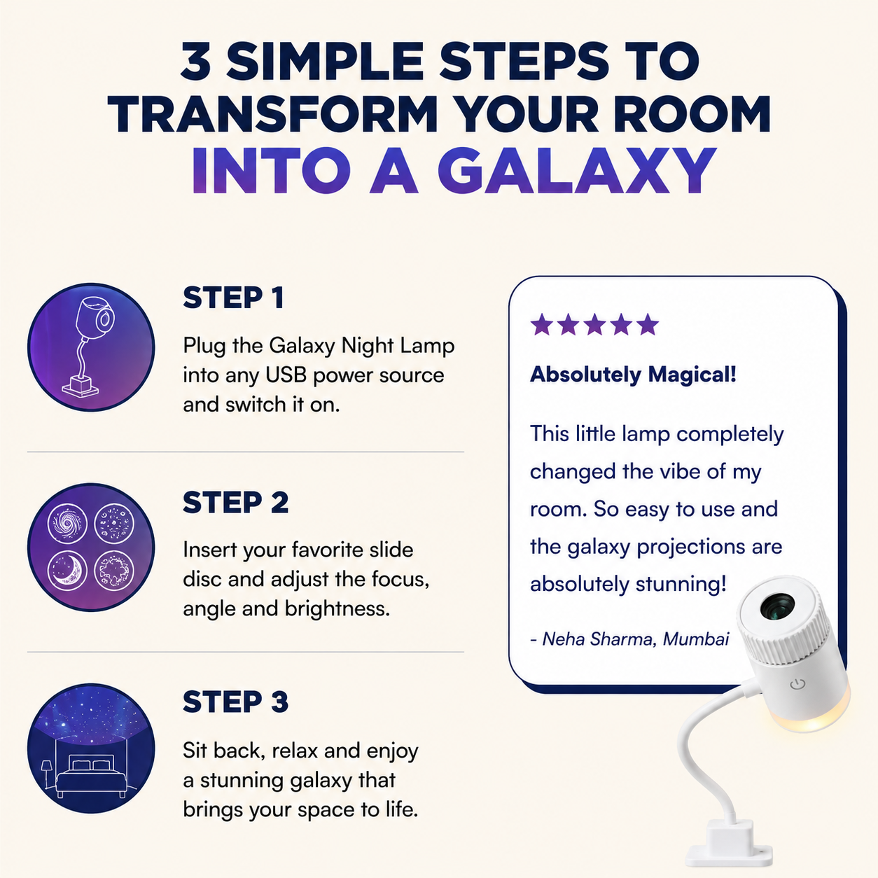 Galaxy Light Projector