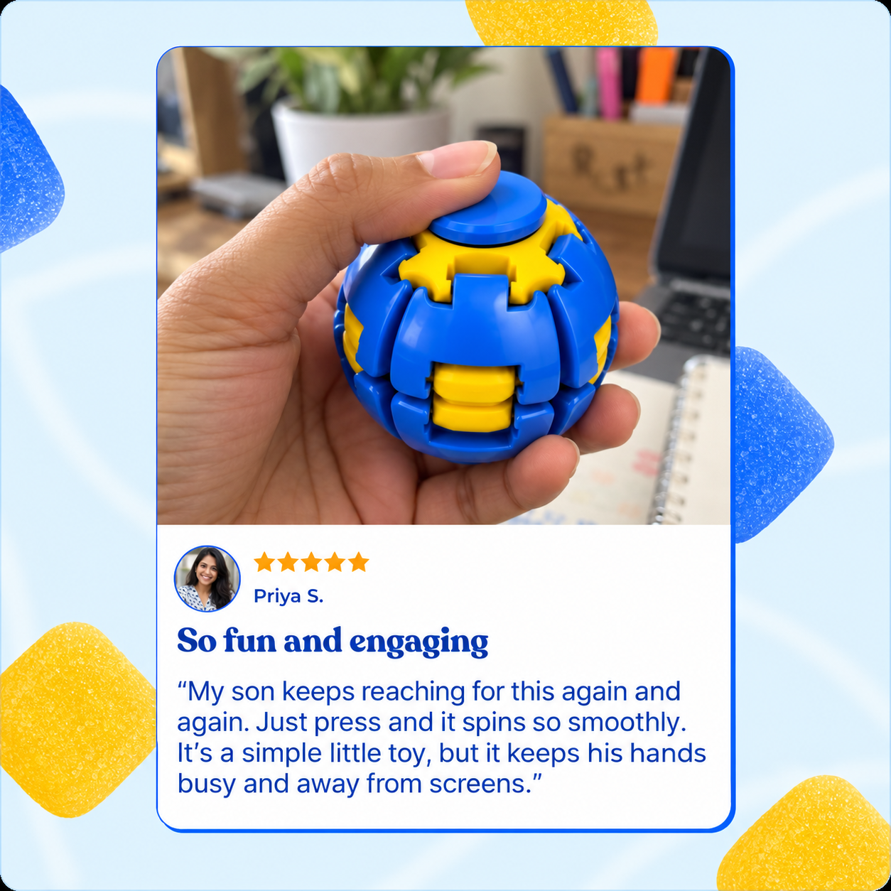 Gear Fidget Ball