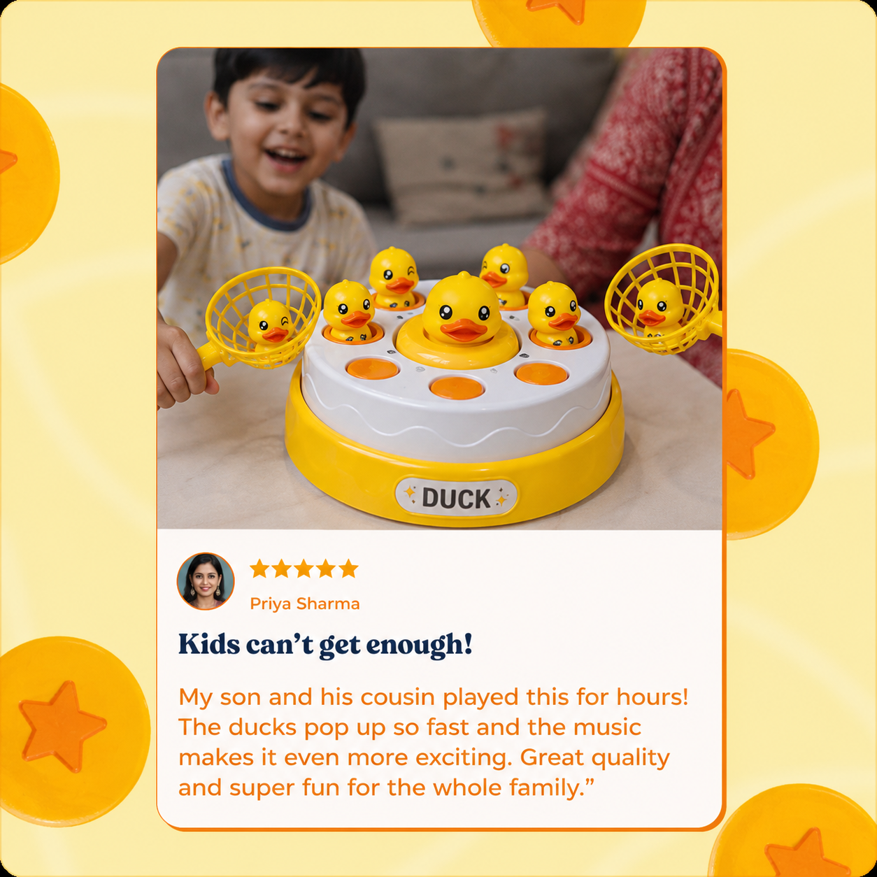 Duck Catching Game