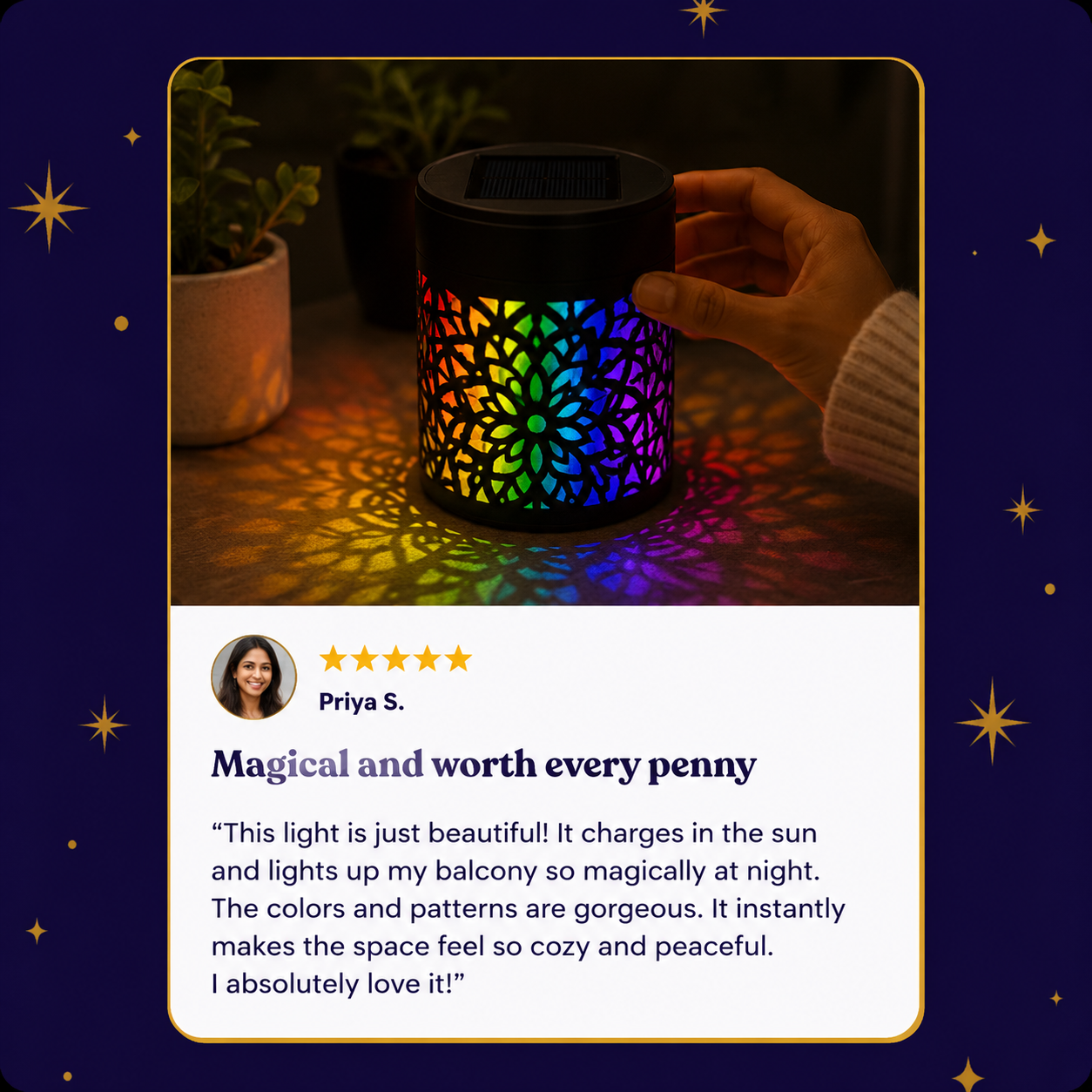 Solar Mandala Light