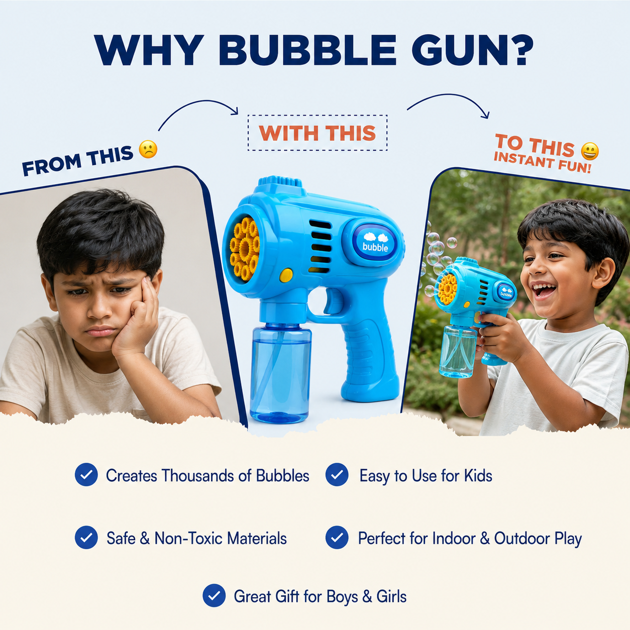 Bubble Toy Gun