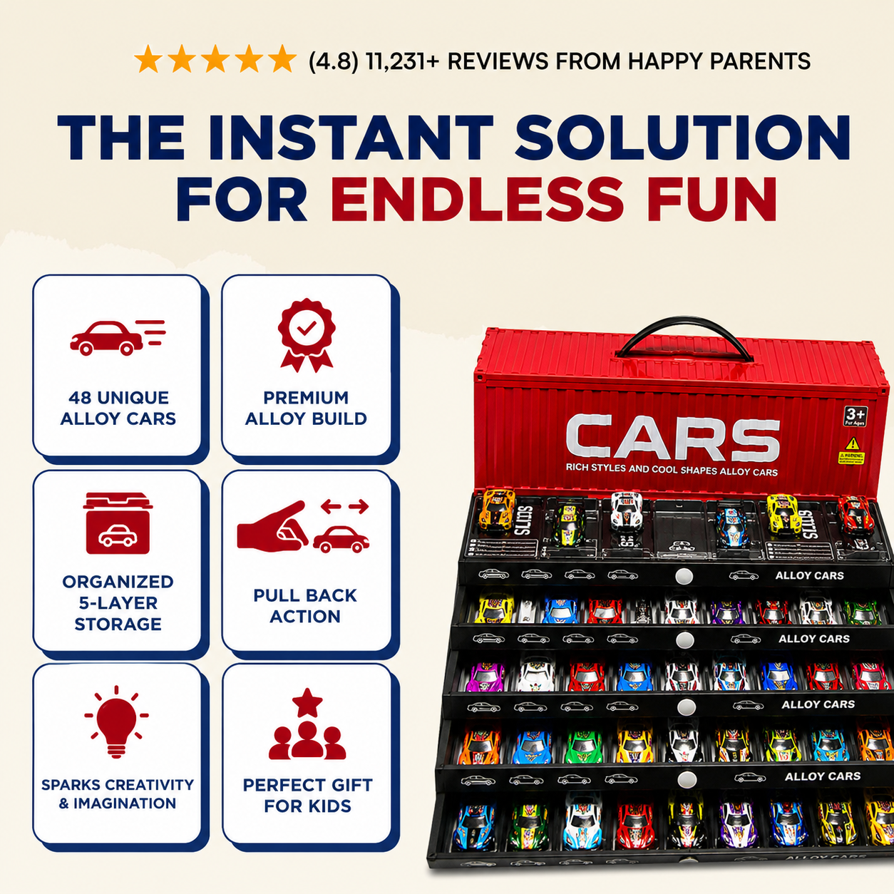 48 Racing Car Set