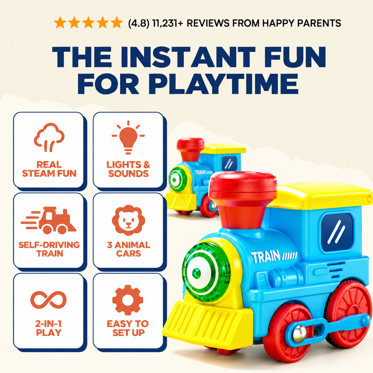 Steam Toy Train