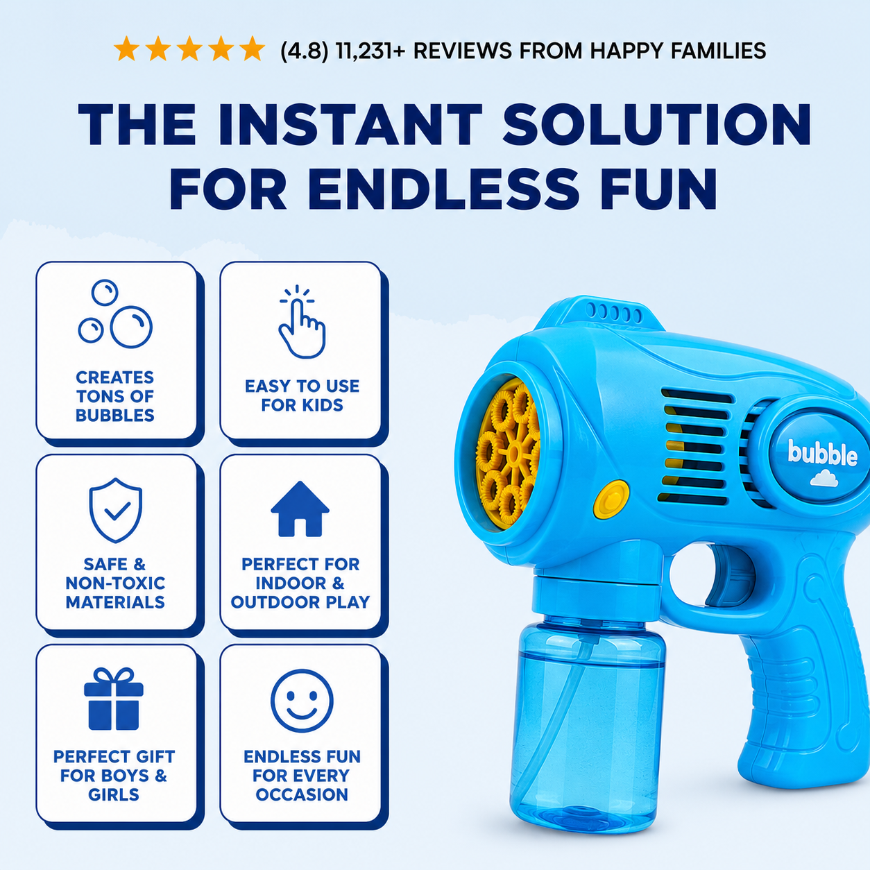 Bubble Toy Gun