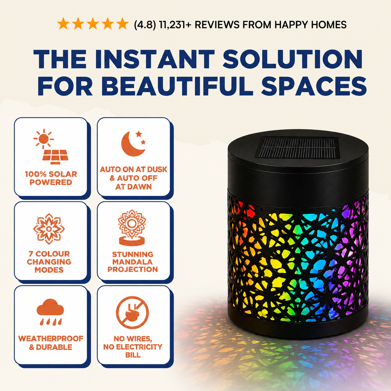 Solar Mandala Light