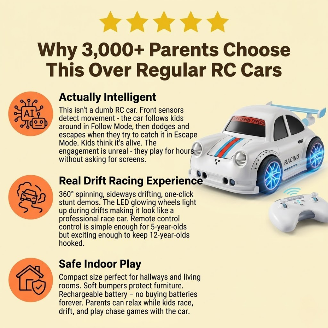Sensor Racing Car (Remote Control)