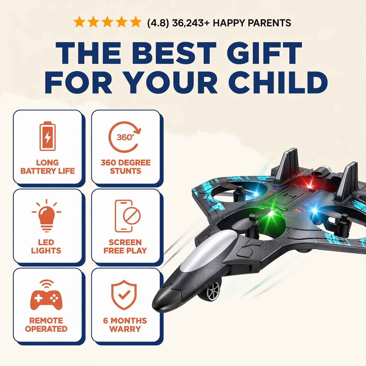 Flying Jet Plane