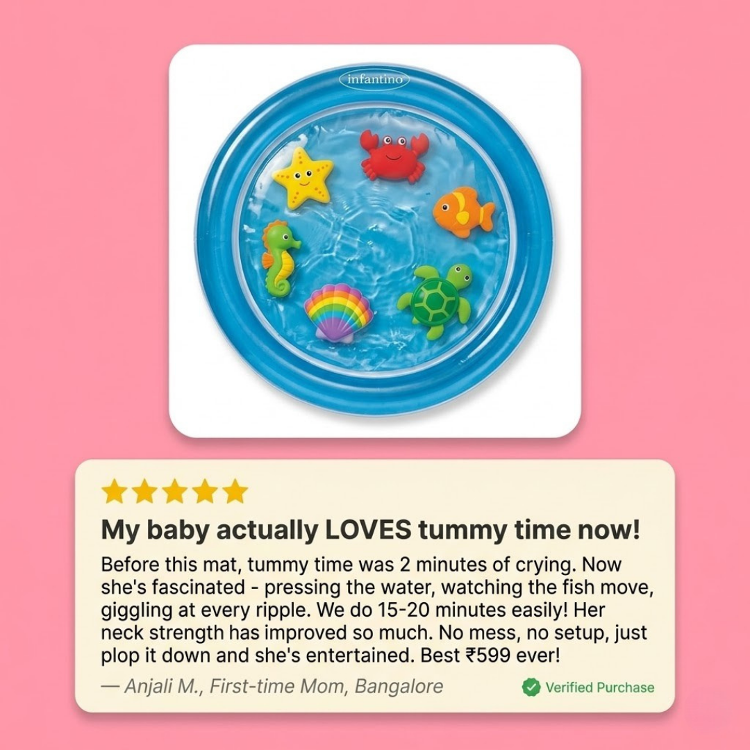 Round Baby Water Mat