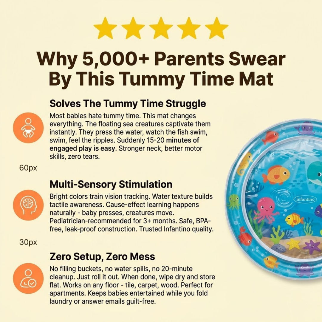Round Baby Water Mat