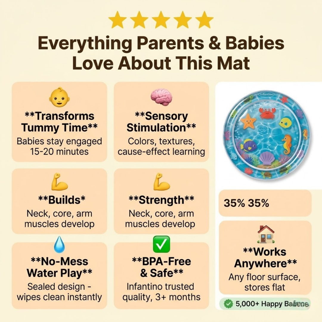 Round Baby Water Mat