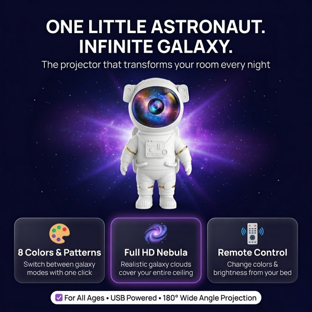 Astronaut Galaxy Projector